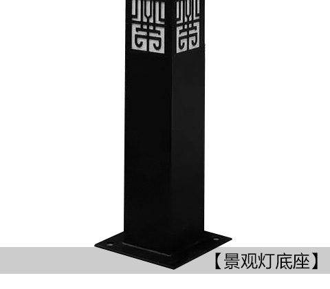 (QDJGDZ-024)方形新中式广场91抖阴成人版底座法兰展示